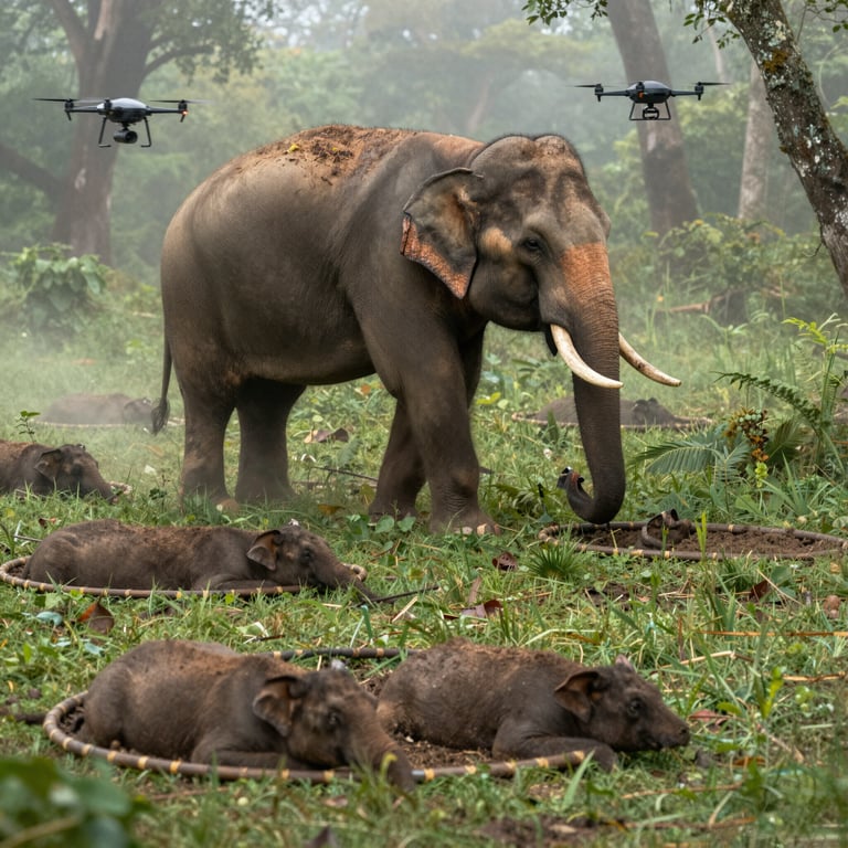 Proteggere gli Elefanti in Ambienti Pericolosi: Strategie Efficaci per la Sopravvivenza