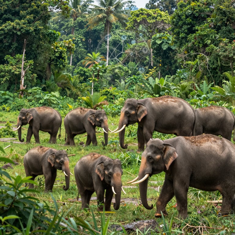 Iniziative Globali per Salvaguardare l'Habitat Naturale degli Elefanti