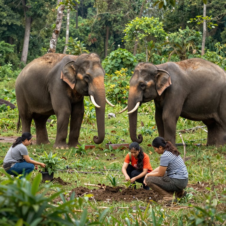 Preservare l'Habitat degli Elefanti: Iniziative Globali per Proteggere la Fauna Selvatica dall'Estinzione