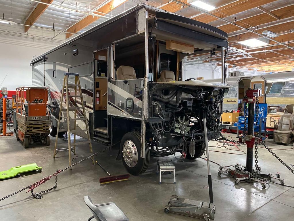 Karossarbete efter kollision