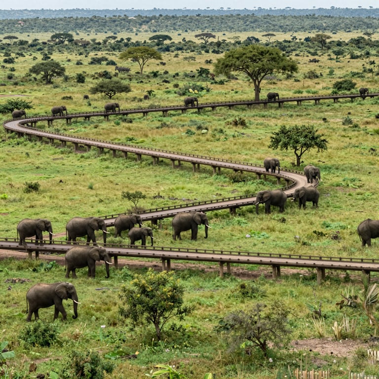 Progetti per la Conservazione: Elefanti Protetti da Strutture Amichevoli alla Fauna