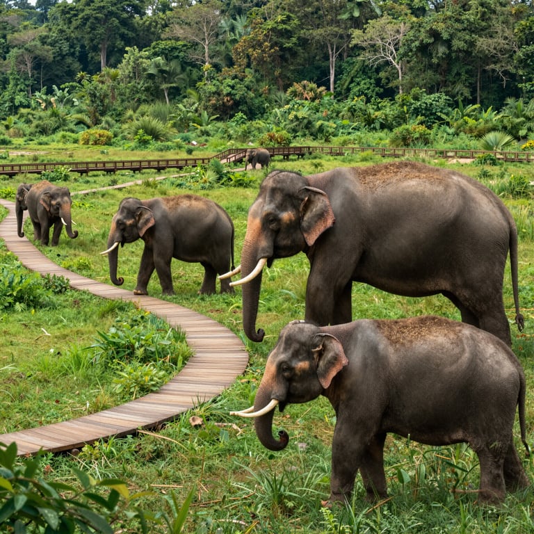 Sostegno a Infrastrutture Ecologiche per Proteggere gli Elefanti Asiatici