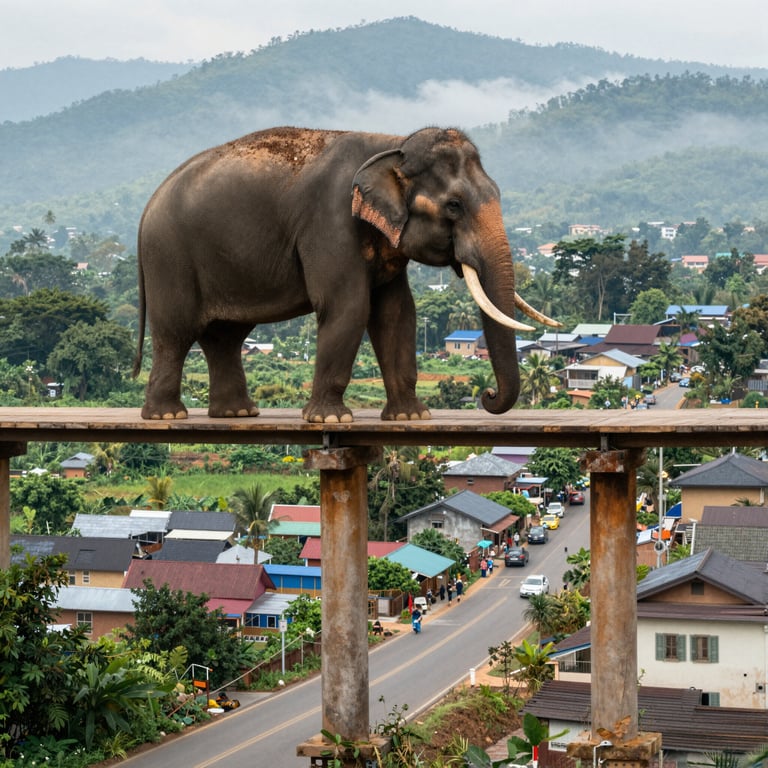 Progettare Vie Sicure: Protezione degli Elefanti in Ambienti Umani