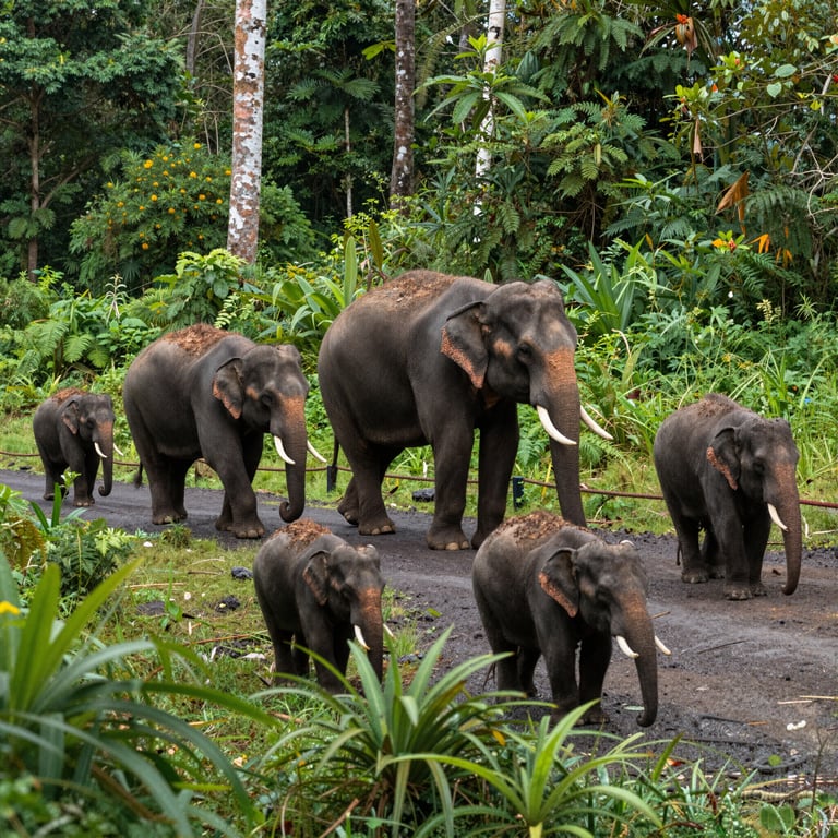 Indonesia Rafforza gli Sforzi per la Conservazione degli Elefanti