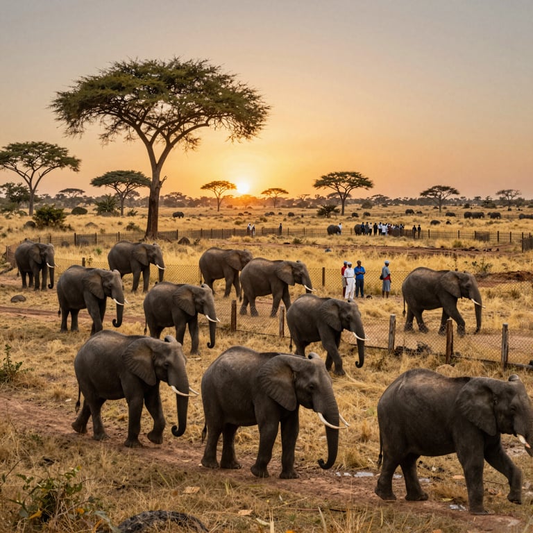 Soluzioni Innovative per Ridurre il Conflitto tra Umani ed Elefanti e Favorire la Coesistenza