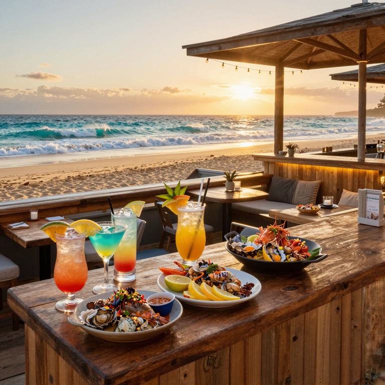 Discover Premier Cocktails and Seafood at 12 Rocks Beach Bar, Australia's Coastal Paradise