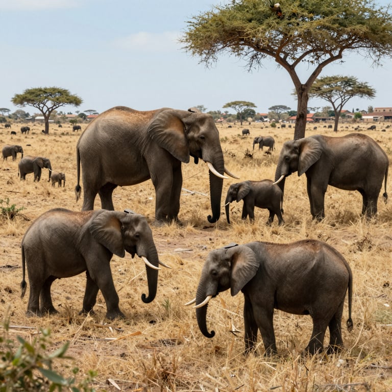 La Vita dei Grandi Elefanti Bush e le Sfide per la Loro Sopravvivenza