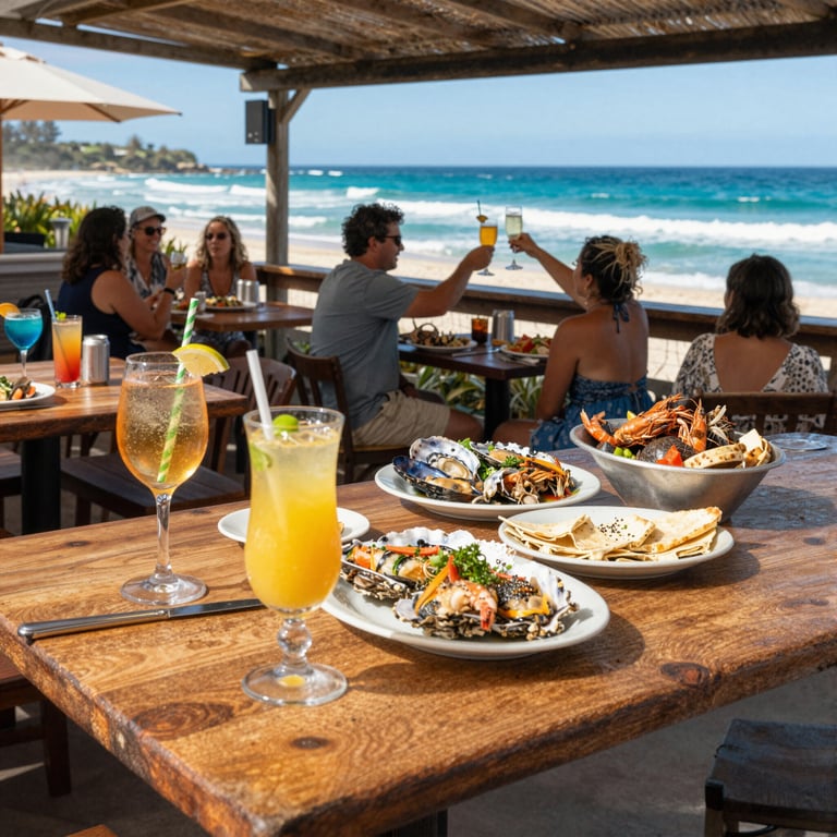Best Cocktails and Seafood Events at 12 Rocks Beach Bar on Australian Coast