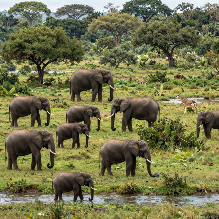 Preservare gli Habitat Naturali per la Salvaguardia degli Elefanti in Pericolo