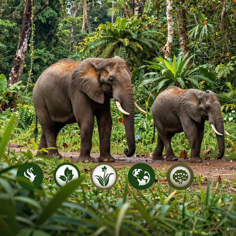 Iniziative Globali per Proteggere le Foreste e gli Elefanti