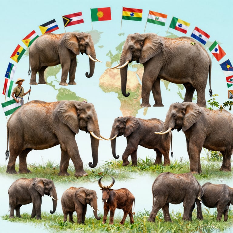 Iniziative Globali per Salvare gli Elefanti dal Pericolo di Estinzione