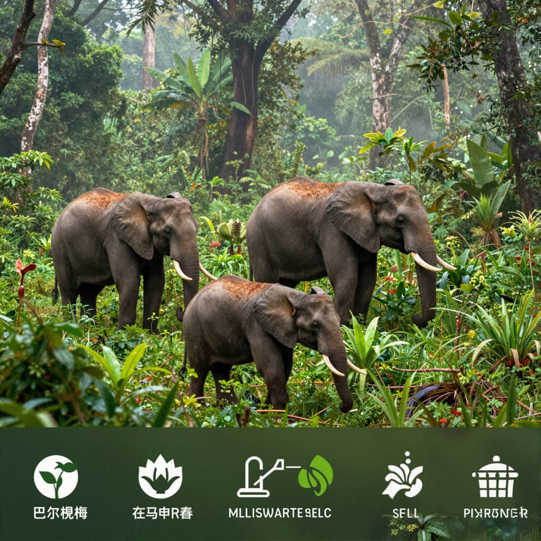 Iniziative Globali per Salvaguardare gli Elefanti della Foresta Africana