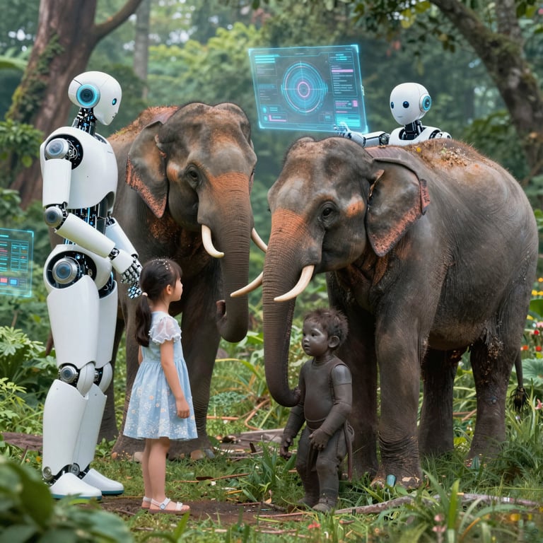 AI e Robotica: Rivoluzione nella Salvaguardia del Futuro degli Elefanti