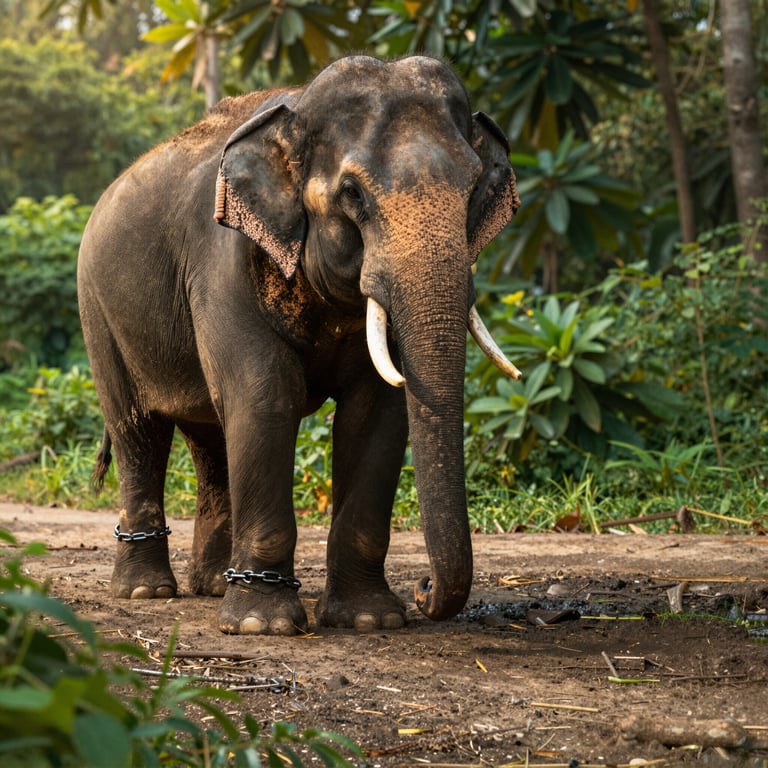 Elefanti in Cattività Thailandese: Sofferenze Continue ma Luci di Speranza nel Nuovo Studio