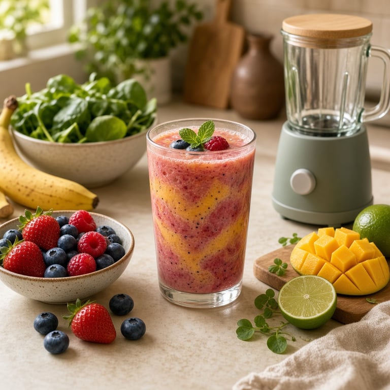 Healthy Fruit Smoothie Recipes for Easy, Balanced Blends