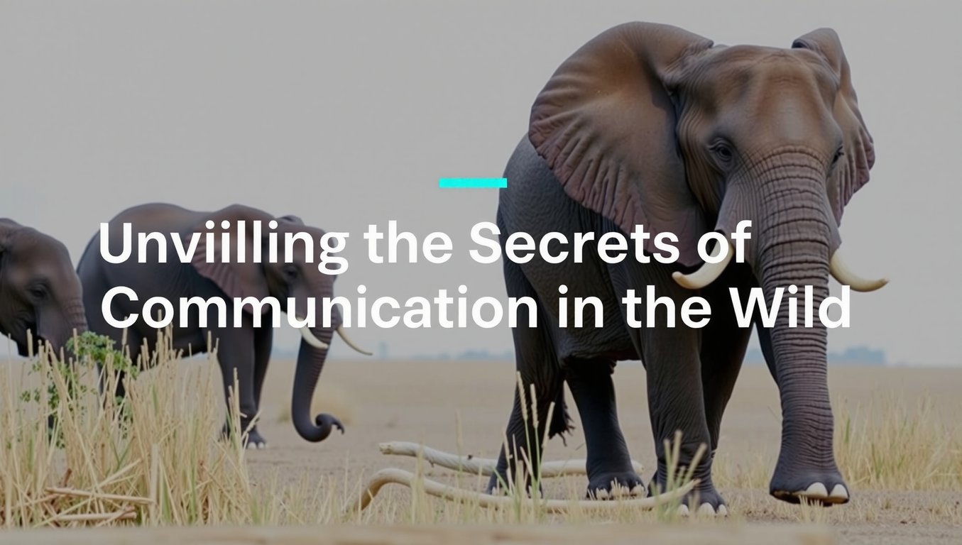 Unveiling the Secrets of Elephant Communication in the Wild