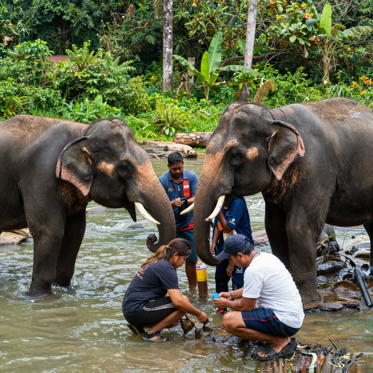 Organizzazione Thailandese Dedica Cura e Soccorso alla Popolazione Elefanti