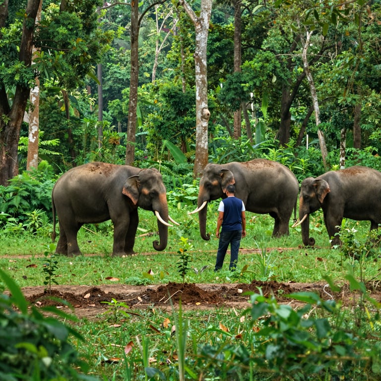 Sostegno a Progetti Verdi per Proteggere l'Abitat degli Elefanti d'Asia