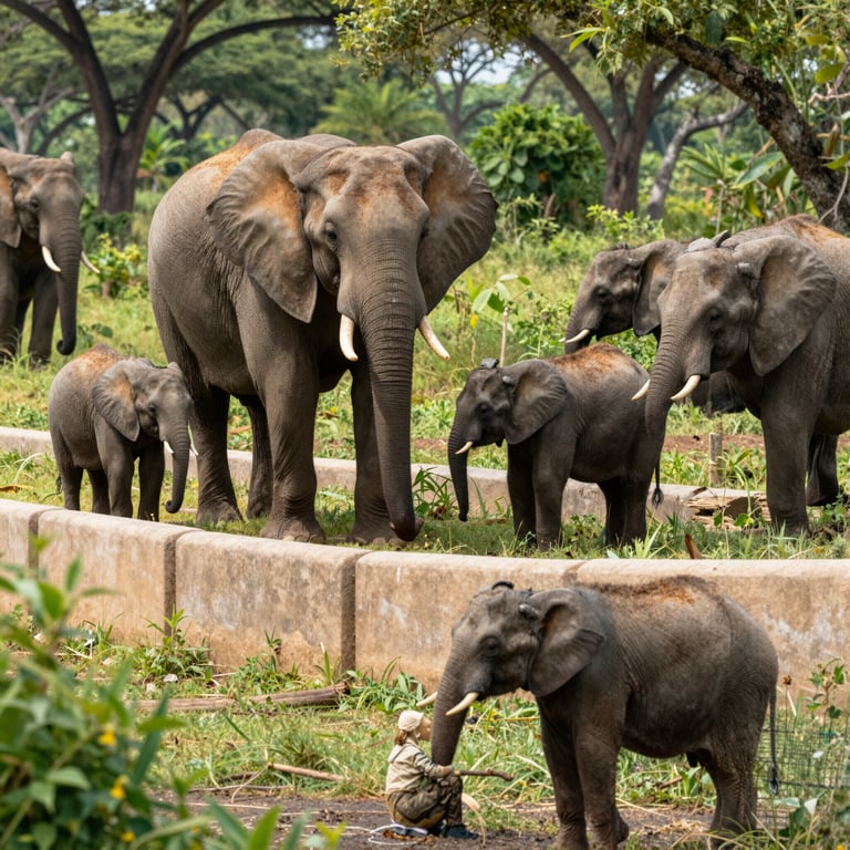 Come l'Organizzazione DSWF Combatte le Minacce agli Elefanti Selvatici