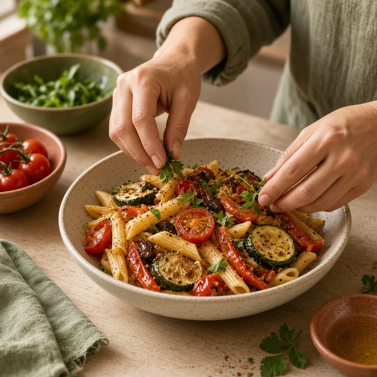 Een gezellige keukentafel met kleurrijke ingrediënten voor leuke recepten