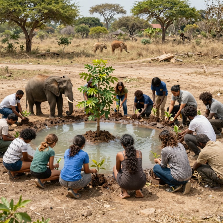 Iniziative Mondiali per Salvare gli Elefanti e Conservare il Loro Habitat