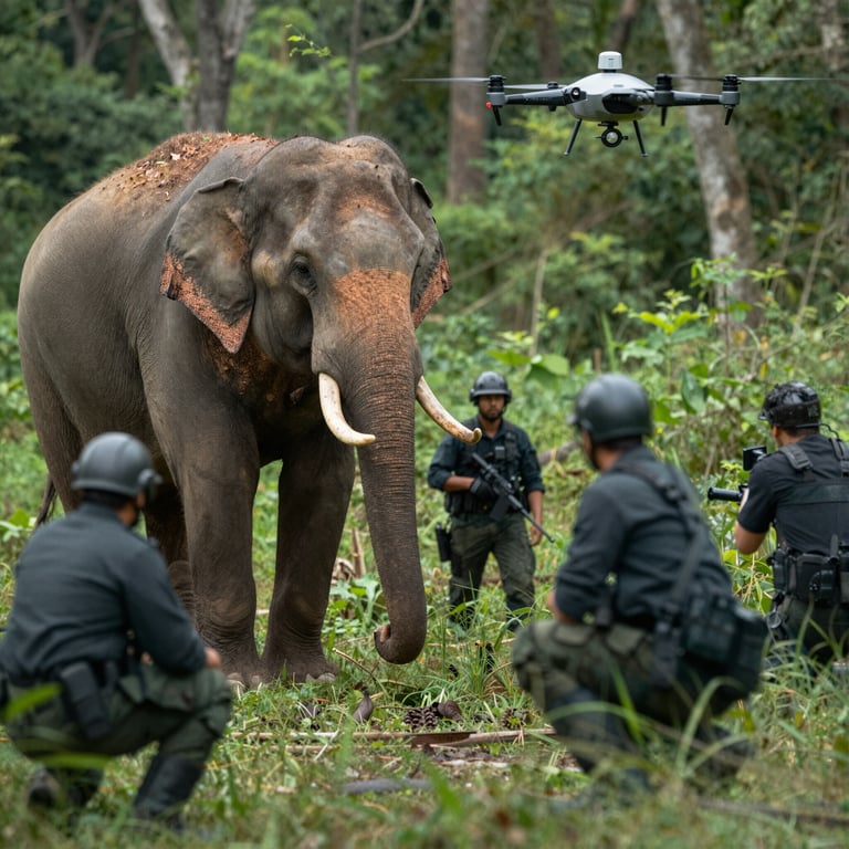 Proteggere gli Elefanti dal Bracconaggio nel Mondo Contemporaneo