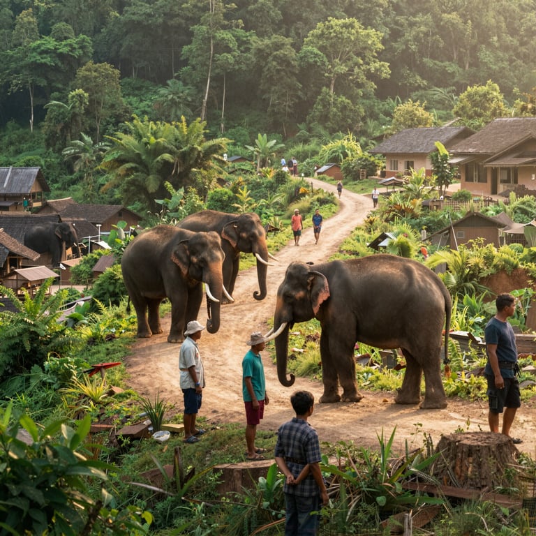 Come le Comunità Possono Coesistere Pacificamente con gli Elefanti Asiatici tra Conflitti Crescenti