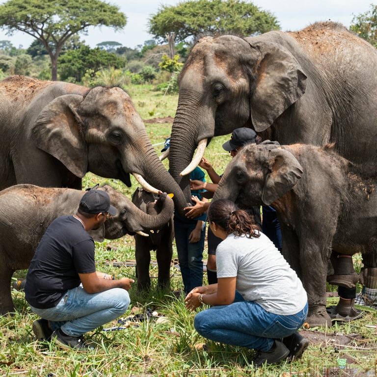 Progetti Volontari Essenziali per Cura e Salvaguardia degli Elefanti