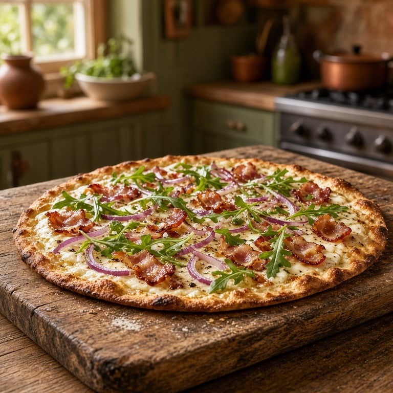 9+ flammkuchen recepten met spek, ui en verrassende variaties