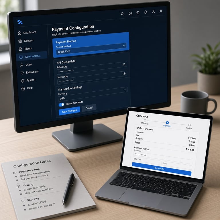Joomla Payment Plugin: Choose, Configure, and Test the Right One