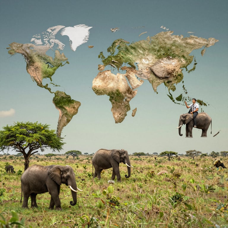 Iniziative Globali di Conservazione per Salvare le Popolazioni Elefantine