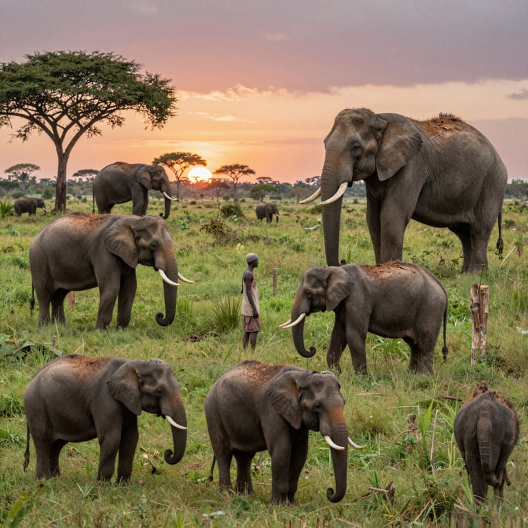Soluzione geniale riduce tensioni tra elefanti protetti e popolazioni locali