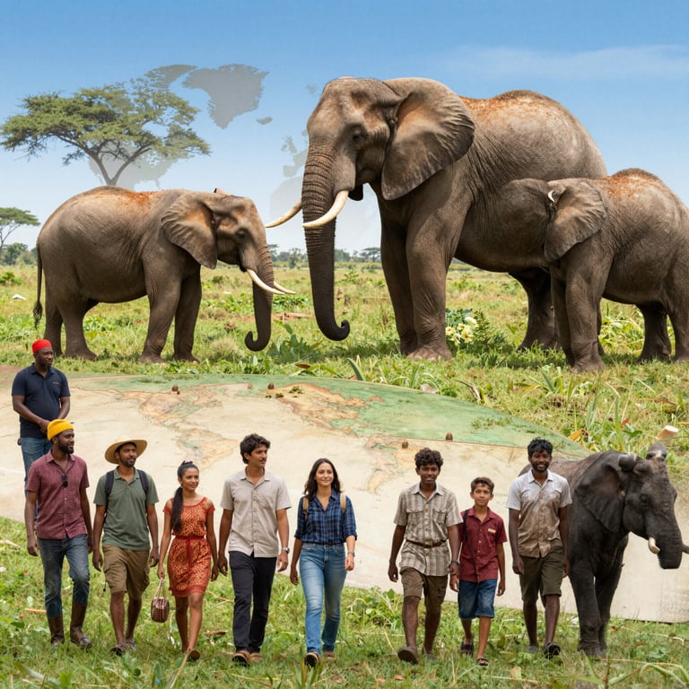 Iniziative Mondiali per Salvare le Popolazioni di Elefanti