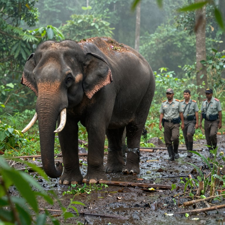 Le Nostre Azioni per Proteggere gli Elefanti di Foresta Rari in Vietnam