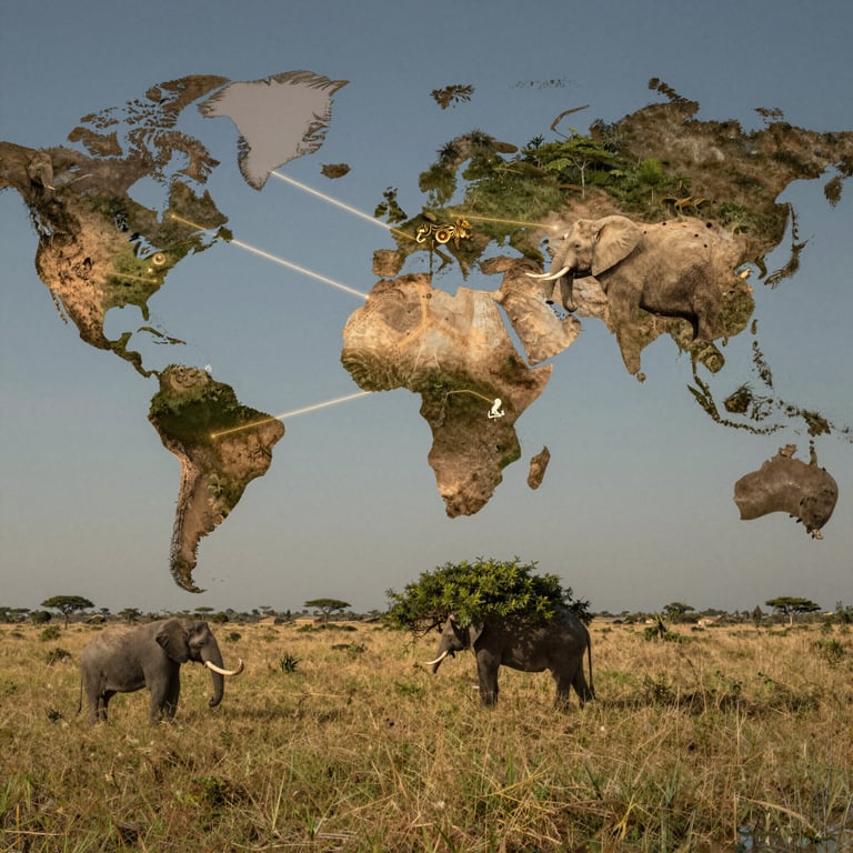 Iniziative Globali per Salvare gli Elefanti: Il Futuro della Vita Selvatica