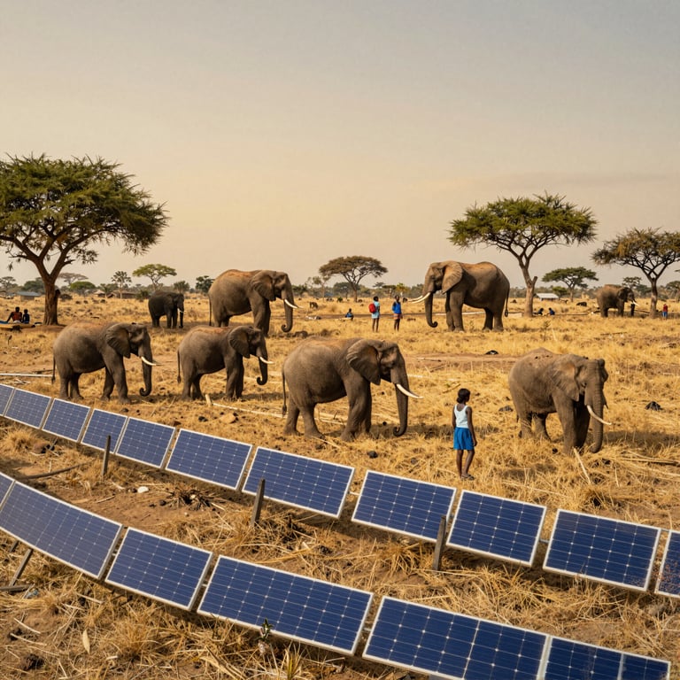 Soluzioni Innovative per Mitigare Conflitti Uomo-Elefante e Favorire Coesistenza