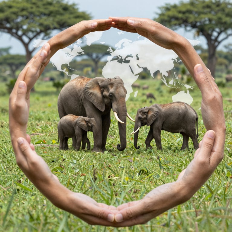 Iniziative Globali per Salvaguardare gli Elefanti e il Loro Habitat