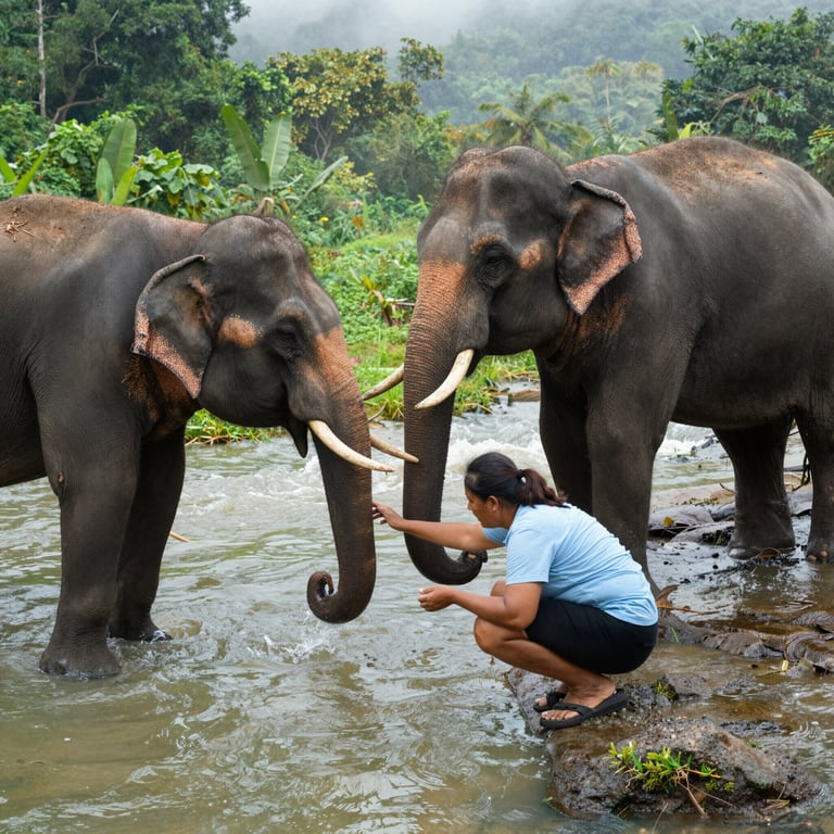 Organizzazione Thailandese per Elefanti Asiatici: Cura e Assistenza alla Popolazione Elefantina