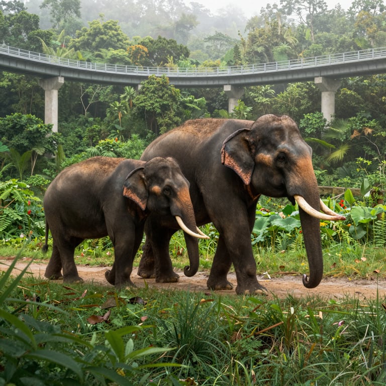 Infrastrutture Sostenibili per Proteggere gli Elefanti Asiatici nel 2026