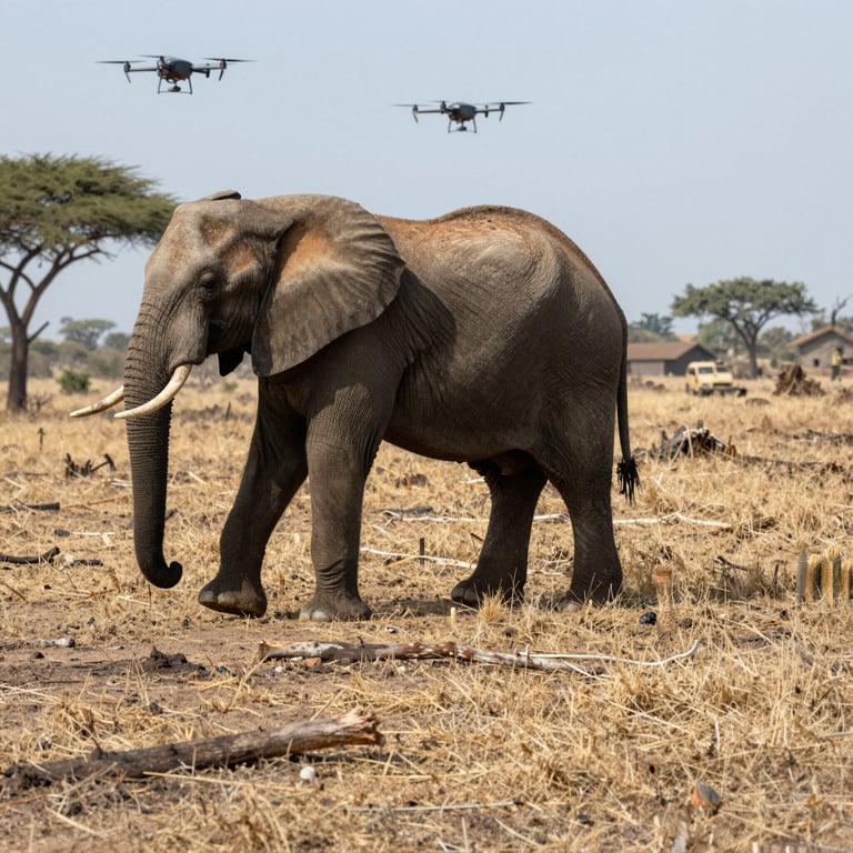 Come DSWF Tutela gli Elefanti dalle Minacce Ambientali Moderne