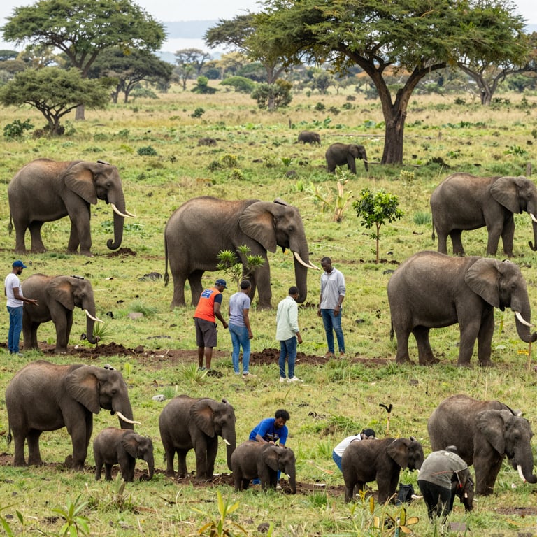 Per Salvare gli Elefanti Serve l'Impegno Collettivo di una Comunità Intera