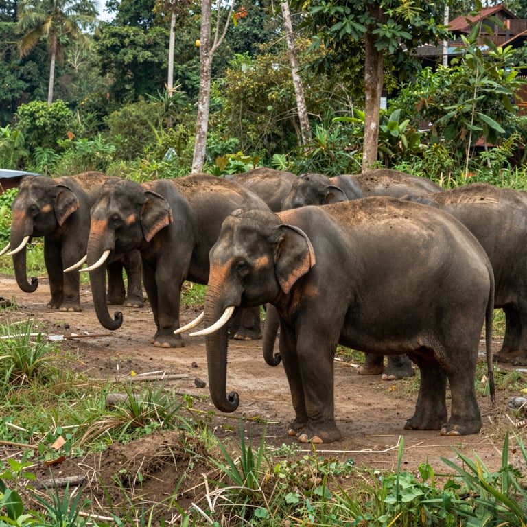 Salvaguardia Elefanti: Ordine Esecutivo Indonesiano contro la Scomparsa degli Habitat
