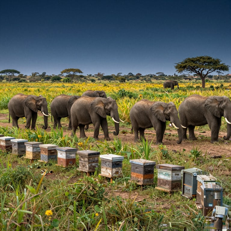 Strategie efficaci per prevenire danni da elefanti ai campi agricoli
