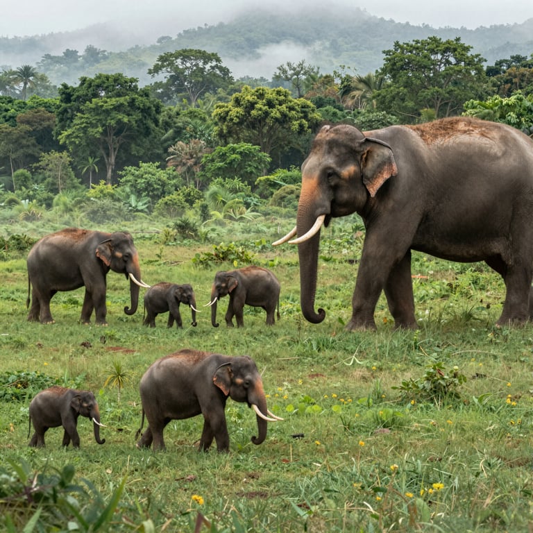 Gestione Paesaggistica a Riau: Protezione Essenziale per la Sopravvivenza degli Elefanti Sumatran