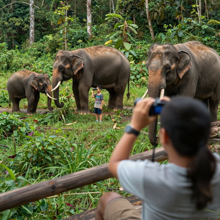 Scopri modi sostenibili per avvistare elefanti senza nuocere al loro habitat