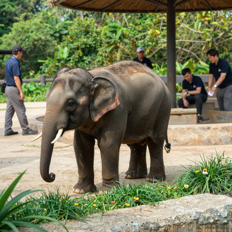 Linh Mai, Cucciolo di Elefante Asiatico, Debutta Pubblicamente al Smithsonian National Zoo