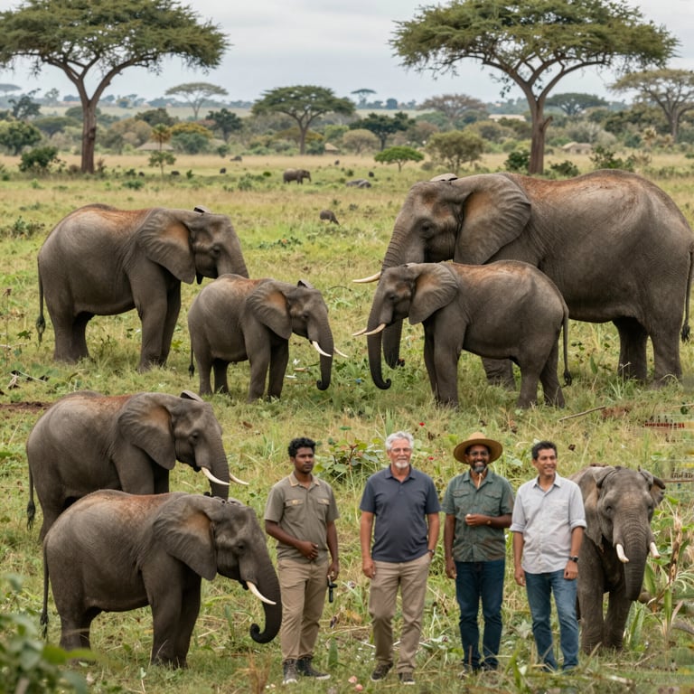 Iniziative Globali per Proteggere e Salvare gli Elefanti in Africa