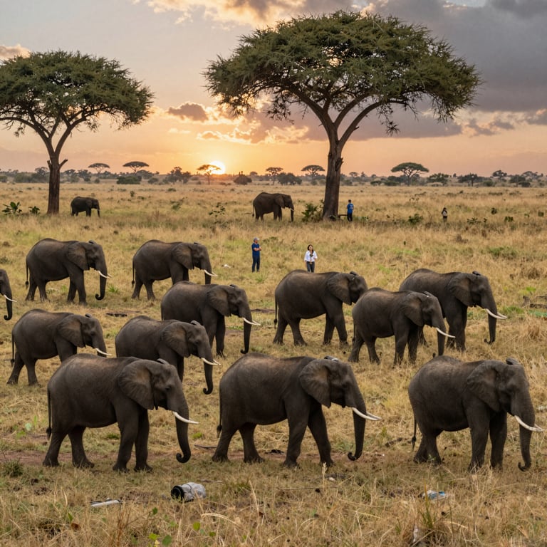 Scopri strategie etiche per osservare elefanti preservando il loro habitat naturale