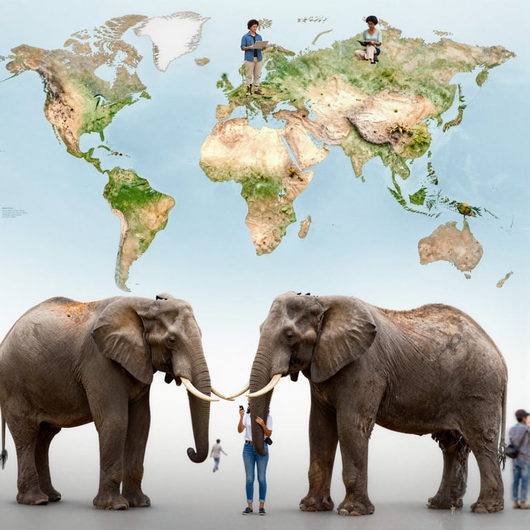 Iniziative Mondiali per Salvare le Popolazioni di Elefanti in Pericolo