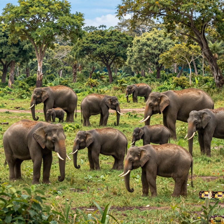 Iniziative Mondiali per Conservare l'Abitat Naturale degli Elefanti
